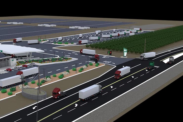Solar-Powered Truckstop for Electric Truck Charging to Break Ground this Fall