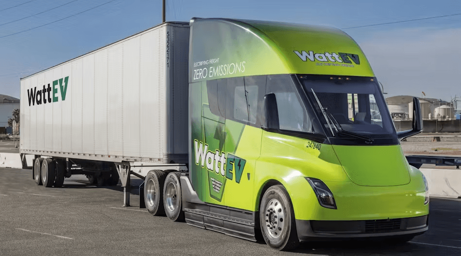 WattEV to Deploy 370 Tesla Semis!